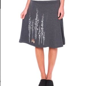 Gray Circle Skirt XL NWOT